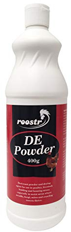 Red Poultry Mite Insect Organic DE Powder 400g Puffer Bottle