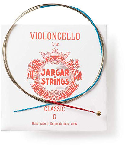 JARGAR Ce-GCM Cello Classic G-Saite, medium (1,17 mm) för cello Röd // röd Forte/tung