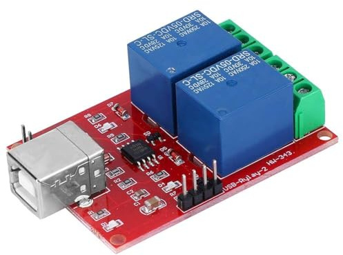 Módulo de Relé Interruptor de Control USB de 2 Canales 5V Inteligente para PC (5V Control Switch)