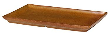 Broste Copenhagen Eli Caramel Brown Teller eckig 20 cm