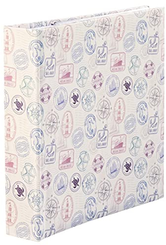 Hama Einsteckalbum mit Urlaub-Motiv (Fotoalbum zum Einstecken von 200 Fotos im Format 10x15 cm, Einsteckfotoalbum mit 100 Seiten, Fotobuch für Urlaubsfotos) beige/bunt