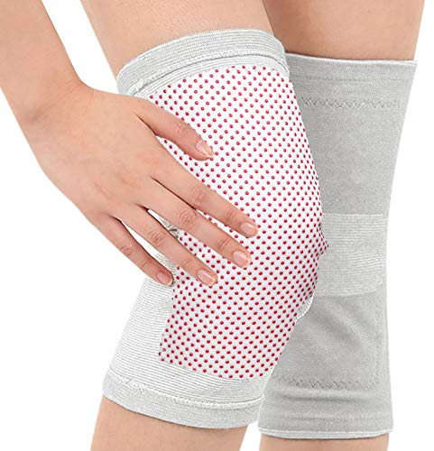 Knieschoner Kniewarm Damen Herren Kniewärmer Winter Kniebandage Warm rutschfest Knieschützer 1 Paar Knieorthese Sport Knieprotektor Elastisch Atmungsaktiv Bandage für Radfahren Laufen Joggen Yoga