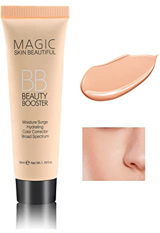 Boobeen Hydrating BB Cream - Full-Coverage Foundation & Concealer, Color Correcting, Tinted Moisturizer für Alle Hauttypen - Gleicht den Hautton Aus