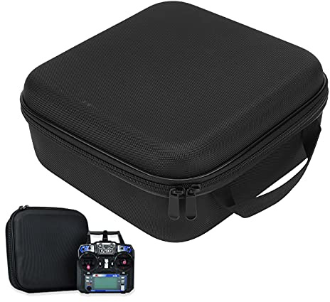 banapoy Sac de rangement RC, étui de protection universel plat pour émetteur RC, étui de transport pour contrôleur AT9/X9D/WFLY 9 pour enfants