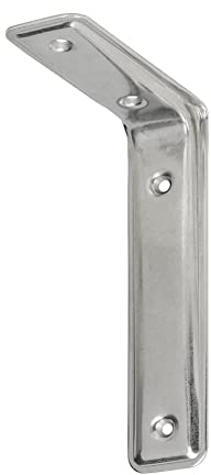 HAUS & DACH Regalträger Regalhalter Konsole für Regalbretter Regal-Winkel (160 x 105 x 40 mm, Edelstahl)