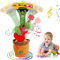 Shengruili Peluche en Forme de Cactus, Cactus Parlant, Cactus Dansant, Jouet en Peluche pour Apprendre à Parler