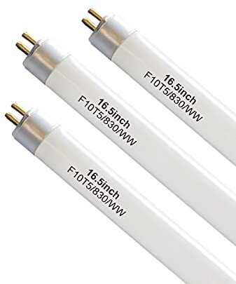 3 Pack 16 F10T5/830/L Fluorescent Light Bulb Replacement for Jasco,Philips,Linear T5 10W 3000K Warm White Bulbs,G5 Miniature Bipin Base