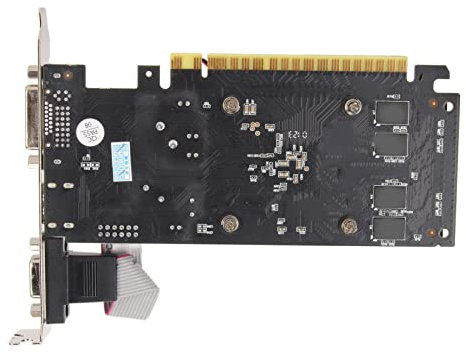 Gaming Graphics Card, 1G DDR3 64 Bit 589MHz 500MHz HD Multimedia Interface PCI Express 2.0 X 16, Computer Graphics Card with Cooling Fan