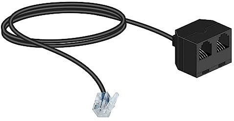 Callez RJ9 Telephone Training Adapter Y Splitter for Headset or Handset Compatible with Mitel Polycom Avaya Yealink Cisco Grandstream NEC and Other Desk Phones, Headset Phone Splitter Extension Cable