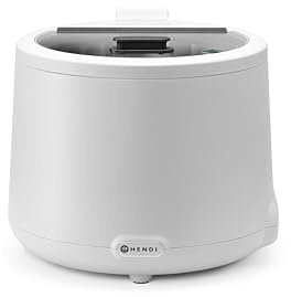 HENDI Marmite à Soupe Électrique UNIQ, 8L, Blanc | Aluminium, acier inoxydable, PP et verre trempé, 220–240V/500W, 35–85°C, ⌀365x(H)325mm