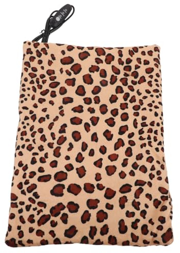 OATIPHO USB Heizkissen für Hunde und Katzen mit 3 Stufen 5v2a 9w | Leichtes Stoffdesign, Tragbar für Sofa und Outdoor Reisen, Hält Tiere Warm, Verstellbare Temperatur