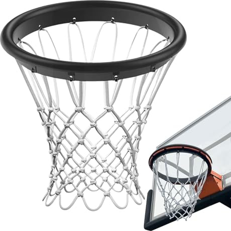 Rete da basket per esterni, telaio per rete da basket rimovibile portatile, rete da basket professionale, resistente alla pioggia e al sole, per sport indoor ed all'aperto