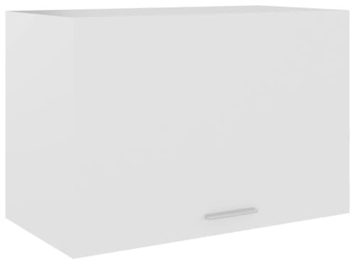 vidaXL Hängeschrank 1 Regalboden Küche Schrank Einbauküche Küchenzeile Küchenmöbel Oberschrank Küchenschrank Weiß 60x31x40cm Holzwerkstoff