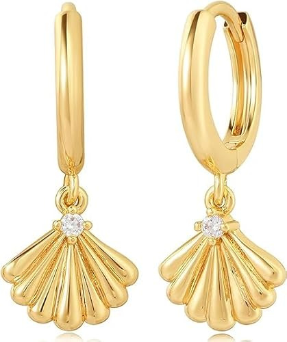 Jenosy Ohrringe Gold Damen Perlen Ohrringe Zarte Perlen Ohrstecker für Damen Knorpel Huggie Ohrstecker für Mädchen Hypoallergene Ohrringe 18K Vergoldet Modeschmuck für Frauen und Mädchen
