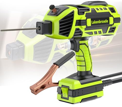 Lakenbroade Handheld Welding Machine,4600W Portable Welder Upgraded Welding Machine, with IGBT Inverter, 6 Variable Current Adjustment, for (2.5-3.2mm) Stick Welder