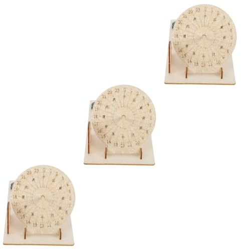 Alipis 3 Set Meridiana Tecnologia Di Produzione Bambini Giocattolo Educativo Fai Da Te Orologio Solare Meridiana In Legno Orologio Meridiana Fai Da Te Orologio Meridiana Modello Sussidio