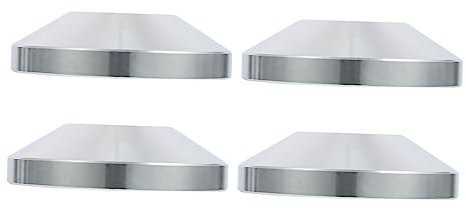 MOLUCKFU 4pezzi Supporto Isolante Per Diffusori Con Base Conica Cuscinetti Antiurto Inossidabile Per Altoparlanti Protezione Pavimento e Control