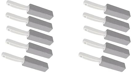 CENMEN 10 Pack Bimsstein mit Toiletten SchüSsel Reinigungs BüRste Reiniger Hartes Wasser Ring Entferner für Bad/Pool/KüChe/Haushalt Reinigung