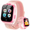 SWGOTA Reloj Inteligente para Niños con 30 Juegos, 13 Recordatorios de Hábitos, SOS, Aprendizaje de Palabras, Audiolibros, Modo Escuela Niños y Niñas (Rosa)