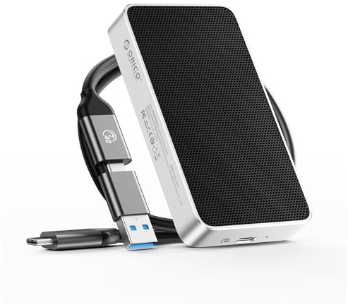 ORICO 40Gbps SSD Externo 2TB hasta 3800 MB/s, SSD NVMe Portátil Ultrarrápido, Compatible con Thunderbolt 4/3/ USB 4.0, Diseño de Aluminio AIN Ventilador para Fotógrafos y Editores de Vídeo - X40
