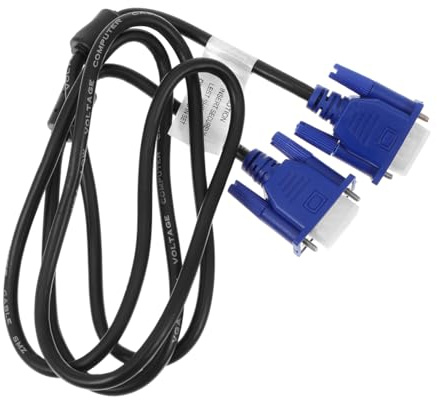 iplusmile 2 Piezas Cable Vga Duradero Multifuncional para Computadora Portátil para Transferencia De Datos y Conexión De Equipos