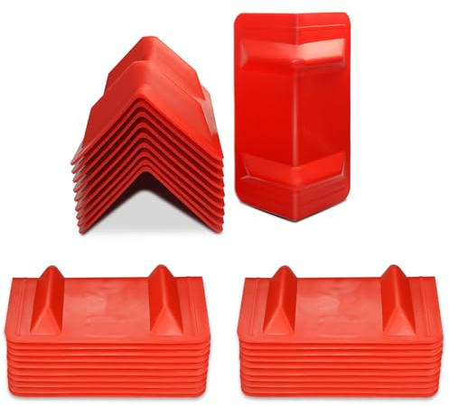 JUCHEN Flatbed Edge Protector, Edge Corner Tie Down Protector, Cargo Corner Protector，Protects Cargo Edges from Wear and Tear（30Pack）