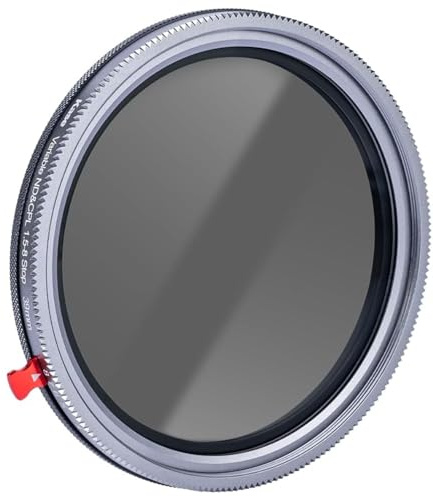 Kase Filtre pour Objectif Reflex Numérique 2-en-1 ND Variable 1,5-8 Valeurs d'ouverture + CPL de 39 mm, filtre à densité neutre variable réglable de ND3 à ND236 et filtre polarisant circulaire à effet