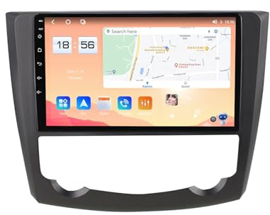 Android 13.0 2 DIN-bilradio för Renault Kadjar 2015-2017, 9 tum GPS-mediaspelare med Bluetooth 5.0, CarPlay, Wi-FI 4G, RDS, Dab+, FM, DSP, rattkontroller - NF-1