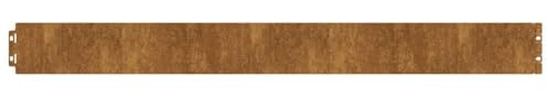 Gecheer Bordure per Prato in Acciaio Corten, 10 pz 10x103 cm Flessibili, Confini per Giardino Aiuole e Sentieri, per Separare e Delimitare Spazi Verdi Esterni