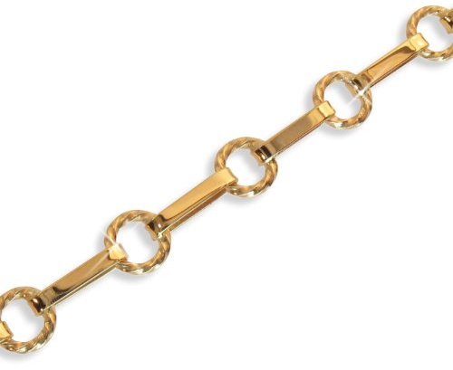 Bettelarmband Charm Armband echt 14 Karat Gold 585 für Charms Anhänger 19cm (Art. 401005)