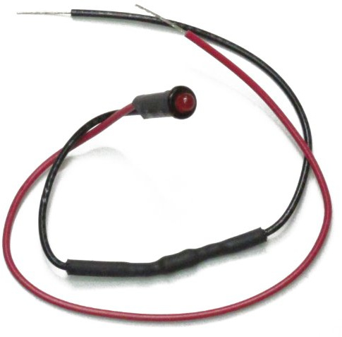 Painless Performance 80201 LED Dash Indicator Light, Red, 1/8