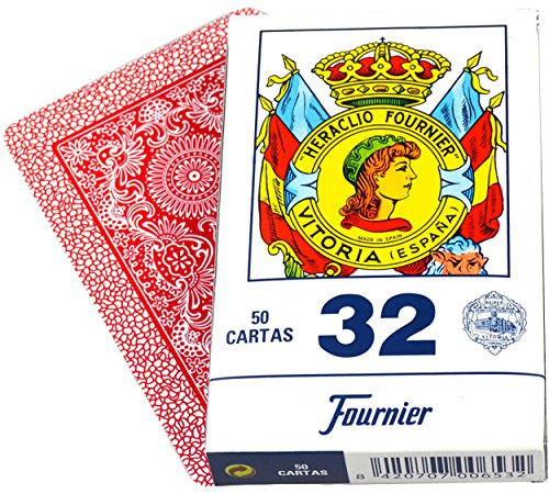Fournier - Mazzo di carte, colore blu/rosso (F20993)