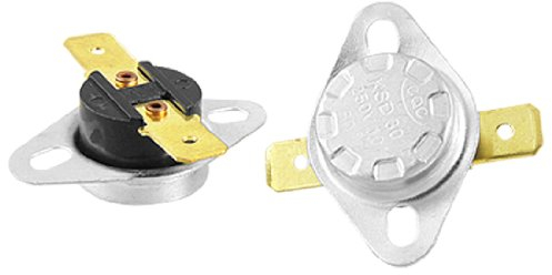 sourcing map 2 Stk. Thermostat Schutzschalter 60 Celsius Normal Geschlossen Temperaturschalter KSD301