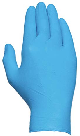 Juba G, desechable nitrilo sin polvo, azul - SIZE: 9