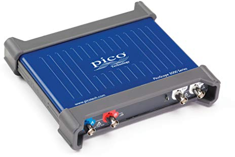Pico Technology PicoScope 3206D 2 Kanal Oszilloskop 200 MHz, 512 MS, Handheld Digitaloszilloskop Kit inkl. 2 Kanäle, Tastköpfen und PS7 Software für Windows, Mac, Linux