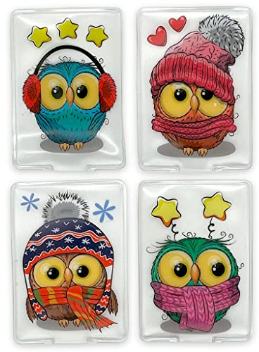 Handwärmer Taschenwärmer Sets wiederverwendbar, Wärmepad für kalte Tage und für unterwegs, Wärmeknickkissen mit tollen Motiven