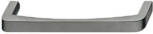 Gedotec Bogengriff Küche aus rostfreiem Metall | Design Türgriff für Bad, Schränke, Kommoden Landhausstil | Lothar | Titan-farben | B: 160 mm | 1 Stück - Stangengriff inkl. Befestigungsmaterial