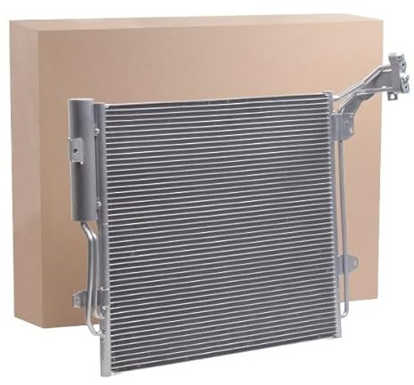 RIDEX 448C0355 Klimakondensator Klimaanlage Auto ohne Behälter mit Trockner Kompatibel mit VW SHARAN 7N1, 7N2 7N0820411A 7N0820411C 7N0820411B