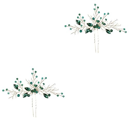 FOMIYES 2pièces Broche u Pour Mariage Accessoire De Cheveux Forme De Pince à Cheveux Pour Mariée Et Demoiselles Honneur Élégant Et Délicat Parfait Pour Occasions Spéciales