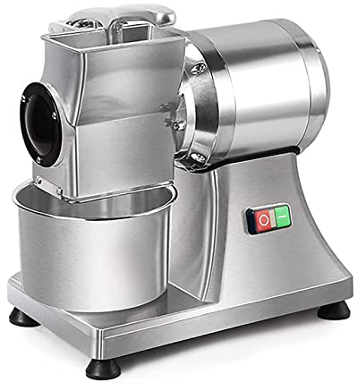 Máquina ralladora de Queso eléctrica Grande de 550 W, máquina trituradora, Molinillo eléctrico de Mantequilla de Acero Inoxidable para Queso, Mantequilla, Queso, Salvado de Pan