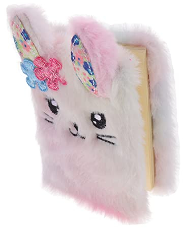 CIYODO Kleines Plüsch-notizbuch Für Kinder Mit Gemütlichem Plüscheinband Praktisches Tagebuch Täglichen Gebrauch