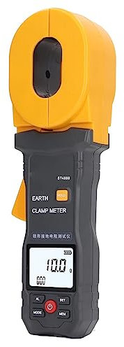 OUSIKA Digital Clamp Meter Clamp Ground Resistant Meter Multimeter Voltage Tester Anti Interference Ground Earth Resistance Tester for Electricity, Meteorology Analyzers