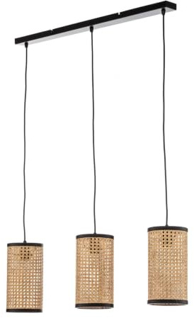 Lindby Pendelleuchte Yaelle (Skandinavisch) aus Holz (3 flammig, E27) - Deckenlampe Esstischlampe Hängelampe Hängeleuchte Wohnzimmerleuchte