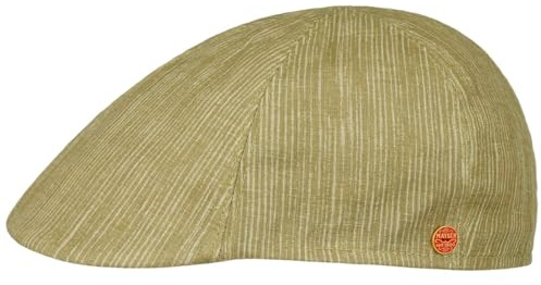 Mayser Paddy Stripes Flatcap Schirmmütze gestreift Handmade Herren Frühling Sommer