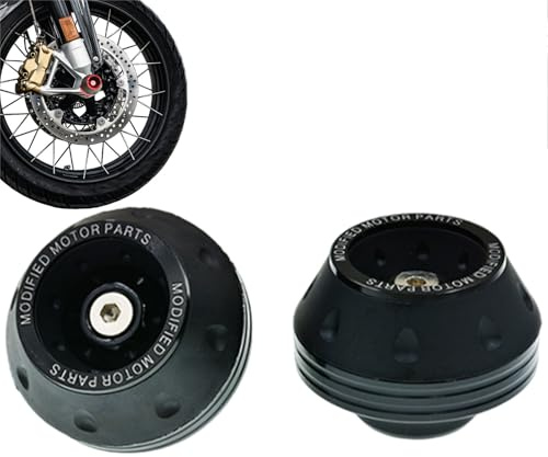 Sturzpads für Gabelräder, Sturzpads für Motorrad-Vordergabel - Aluminium-Rad-Crash-Slider-Crash-Pad - 2 Stück Slider Anti-Kollisions-Cups Motorrad-Sturzschutz für Motorräder