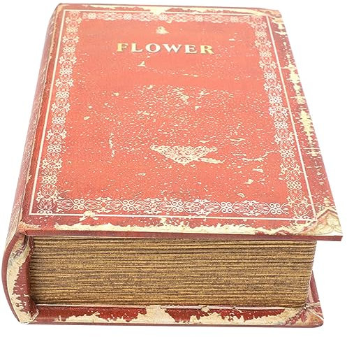ULDIGI Dekorative Buch-form-box Aus Holz Vintage-stil Buchaufbewahrungsbox Gefälschte Buchverzierung Simuliertes Buchornament Für Heim Und Bürodekoration Aufbewahrungsbox Für Kleine Gegen