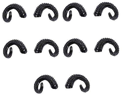 LIFKOME 5pairs Halloween Sheep Horn Headdress Cosplay Headband Boys and Girls Party Decor Photo Prop