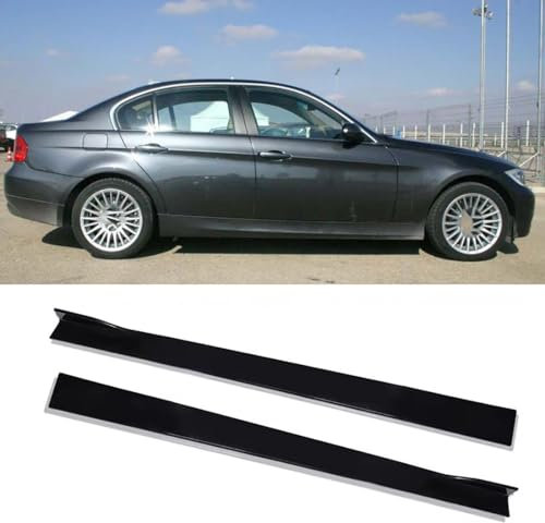ljxwzh Seitenschwellerverlängerungen für Autos für BMW 3 Series E90 E92 E93 2005-2012,ABS-Seitentrittbretter,Kratzfeste Seitenschweller