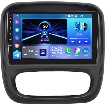 Android 13 Car Stereo for Vauxhall Vivaro B 2014-2019 4GB+64GB w/Wireless Carplay Android Auto Car Radio Stereo 9 IPS Touch Screen FM/RDS Radio Support Mirror Link SWC Split Screen
