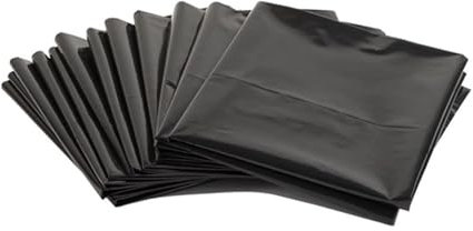 Frienemy Große schwarze Müllbeutel, 90 Stück, 61 x 81 cm, 6 Rollen – langlebige und auslaufsichere Müllbeutel für trockene und nasse Abfälle